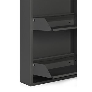 Ceha 4'lü Metal Ayakkabılık - Füme