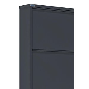 Ceha 5'li Metal Ayakkabılık - Antrasit