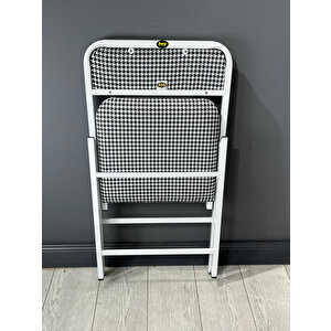 Aras 2 Kişilik Yuvarlak Mutfak Yemek Masası Takımı 2+1 Beyaz Kazayağı 80 Cm