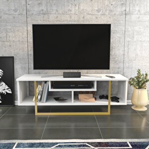 Decoroti̇ka Asal Tv Üni̇tesi̇ 120 Cm Beyaz Gold