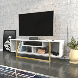 Decoroti̇ka Asal Tv Üni̇tesi̇ 120 Cm Beyaz Gold