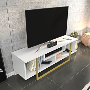 Decoroti̇ka Asal Tv Üni̇tesi̇ 120 Cm Beyaz Gold