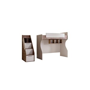 Ranza, Milano Dolaplı Çalışma Masalı Modern Ranza+ 1 Adet Comfort Yatak