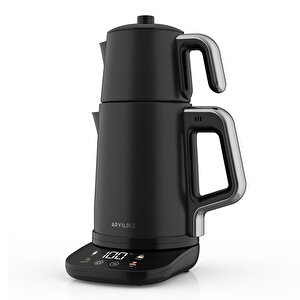 Vision Steel Çay Makinesi Mat Siyah