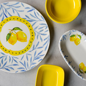 Lemon 26 Parça 6 Kişilik Kahvaltı Takımı
