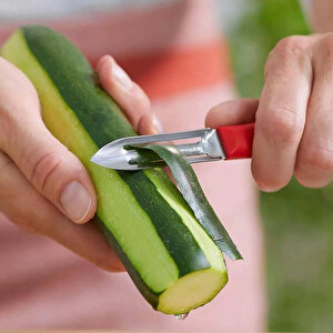 Opinel Essential Kırmızı Soyacak 6 Cm