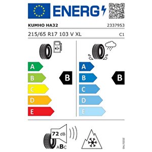 215/65r17 103v Xl Solus Ha32 4 Season 2025 Üreti̇m 4 Mevsi̇m Lasti̇ği̇
