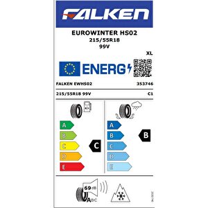 215/55r18 99v Xl Eurowinter Hs02 2025 Kiş Lasti̇ği̇