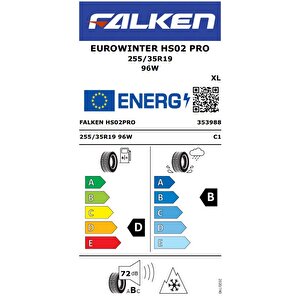 255/35r19 96w Xl Eurowinter Hs02 Pro 2025 Üreti̇m Kiş Lasti̇ği̇