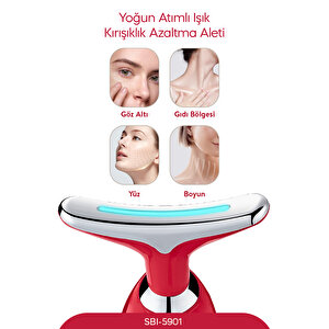 Sinbo Sbi-5901 Yüz Ve Boyun Bölgesi Sıkılaştırıcı - Kırmızı