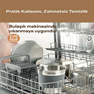 Omnex Swifo Max Süt Köpürtücü 350ml , Sıcak & Soğuk Köpük, Çikolata Ve Süt Isıtıcı
