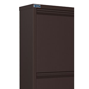 Ceha 2'li Metal Ayakkabılık - Kahverengi