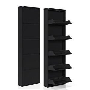 Ceha 5'li Metal Ayakkabılık - Siyah