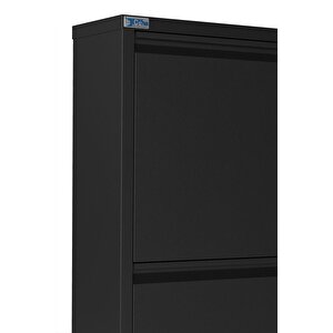 Ceha 3'lü Metal Ayakkabılık - Siyah