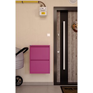 2'li Metal Ayakkabılık - Pembe