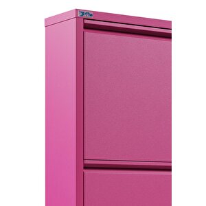 Ceha 2'li Metal Ayakkabılık - Pembe