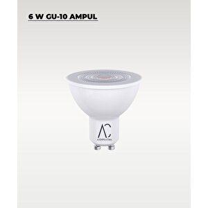 6w Gu10 Led Ampul 3200k Sarı Işık 10 Adet