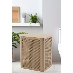 Omnipazar Sy-4632 Smart Duo İki Bölmeli Kirli Çamaşır Sepeti 84 Litre
