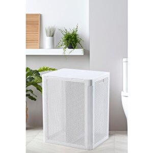Omnipazar Sy-4632 Smart Duo İki Bölmeli Kirli Çamaşır Sepeti 84 Litre