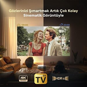 Vankyo Aurzen D1 Smart Tv 4k Destekli Projeksiyon Cihazı +hdr10+auto Focus+auto Keystone+6g Wifi+6.1bt+dolby Ses Sistemi - Ps5/ps4