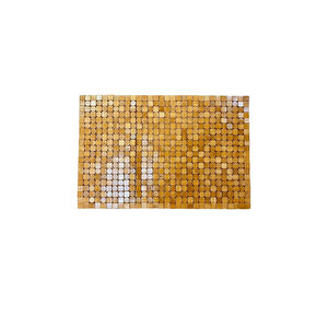 Meturas 50 X 80 Cm Büyük Bambu Banyo Matı Kaymaz Doğal Ahşap Paspas Mat