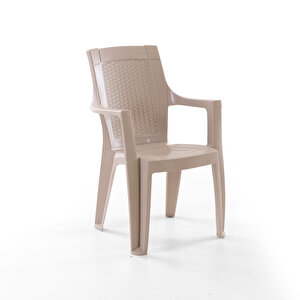 Efes 4'lü Rattan Sandalye Cappuccino