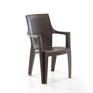 Efes 2'li Rattan Sandalye Kahve