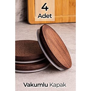 4'lü Ahşap Vakumlu Kapak Elysia Timeless Uyumlu