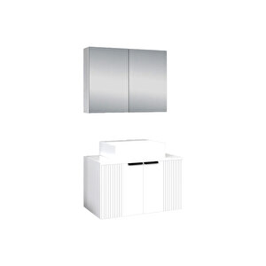 %100 Mdf - 80 Cm Chester Banyo Dolabı