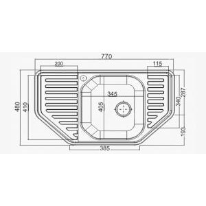 Paslanmaz Çeli̇k Mutfak Köşe Evye
