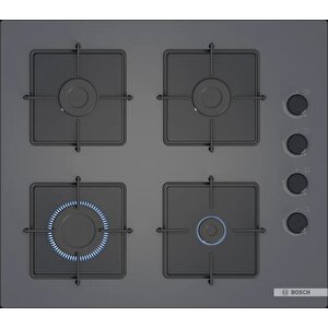 Gri 3 Lü Ankastre Set 345 ( Hjg852yn0t - Pop6c9p30o - Dwk64pj70t ) - 3d Fry Hava Ile Kızartma - Fırın Matı Ile