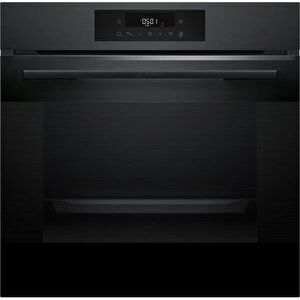 Bosch Siyah 3 Lü Ankastre Set 346 ( Hjg852yt0t - Pop6c6p30o - Dwk63pj60t (61t) ) - 3d Fry Hava Ile Kızartma - Fırın Matı Ile
