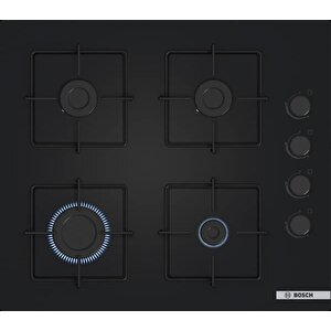 Bosch Siyah 3 Lü Ankastre Set 346 ( Hjg852yt0t - Pop6c6p30o - Dwk63pj60t (61t) ) - 3d Fry Hava Ile Kızartma - Fırın Matı Ile