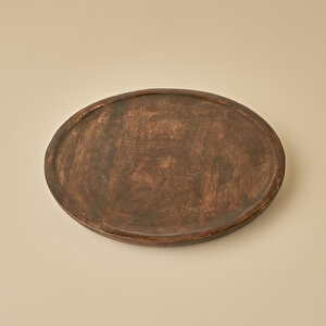 Boliva Mango Ağacı Dekoratif Tabak Naturel (25x25x1,5 Cm) Naturel