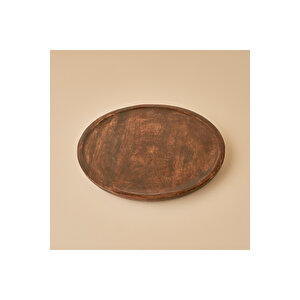 Boliva Mango Ağacı Dekoratif Tabak Naturel (25x25x1,5 Cm) Naturel