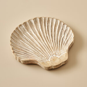Oyster Mango Ağacı Dekoratif Tabak Naturel (30x2,5x20 Cm) Naturel