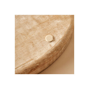 Aldo Mango Ağacı Dekoratif Tabak Naturel (30x3,5x20 Cm) Naturel