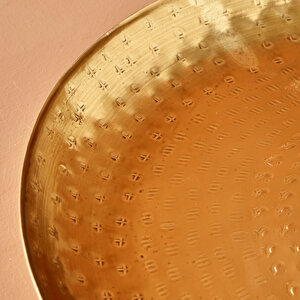Serra Dekoratif Tabak Gold (29 Cm) Gold
