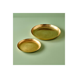 Serra Dekoratif Tabak Gold (29 Cm) Gold