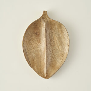 Leaf Dekoratif Tabak Naturel (27x17 Cm) Naturel