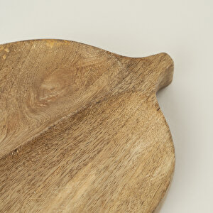 Leaf Dekoratif Tabak Naturel (27x17 Cm) Naturel