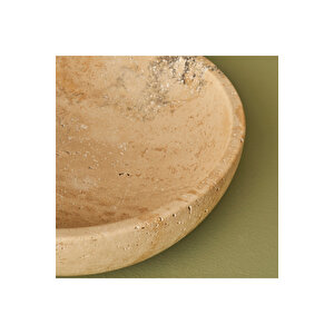 Ephesus Traverten Dekoratif Kase Naturel (20x7 Cm) Naturel