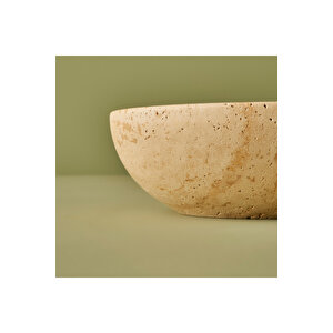 Ephesus Traverten Dekoratif Kase Naturel (20x7 Cm) Naturel