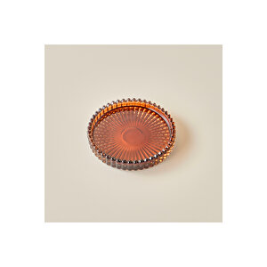 Jordi Dekoratif Tabak Amber (10x10x1,5 Cm) Amber