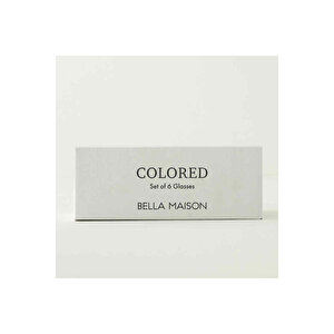 Colored 6'lı Kahve Yanı Su Bardağı Yeşil (115 Cc) Yeşil