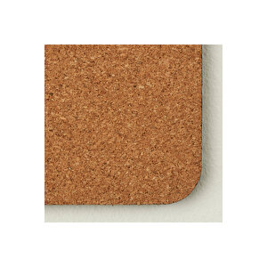 Learn 6'lı Bardak Altlığı Siyah (10x10 Cm) Siyah
