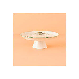 Julia Stoneware Kek Standı Yeşil (32 Cm) Yeşil