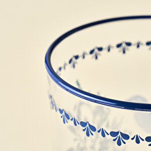 Bleu Blanc 8 Parça Sunum Seti Mavi