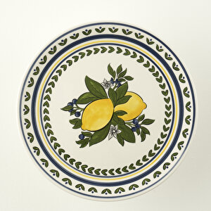 Lemoncello Seramik Kek Standı (30 Cm) Çok Renkli
