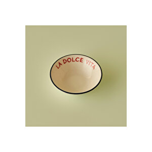 Line Porselen Çukur Sunum Kasesi Lacivert (9,5 Cm) Lacivert